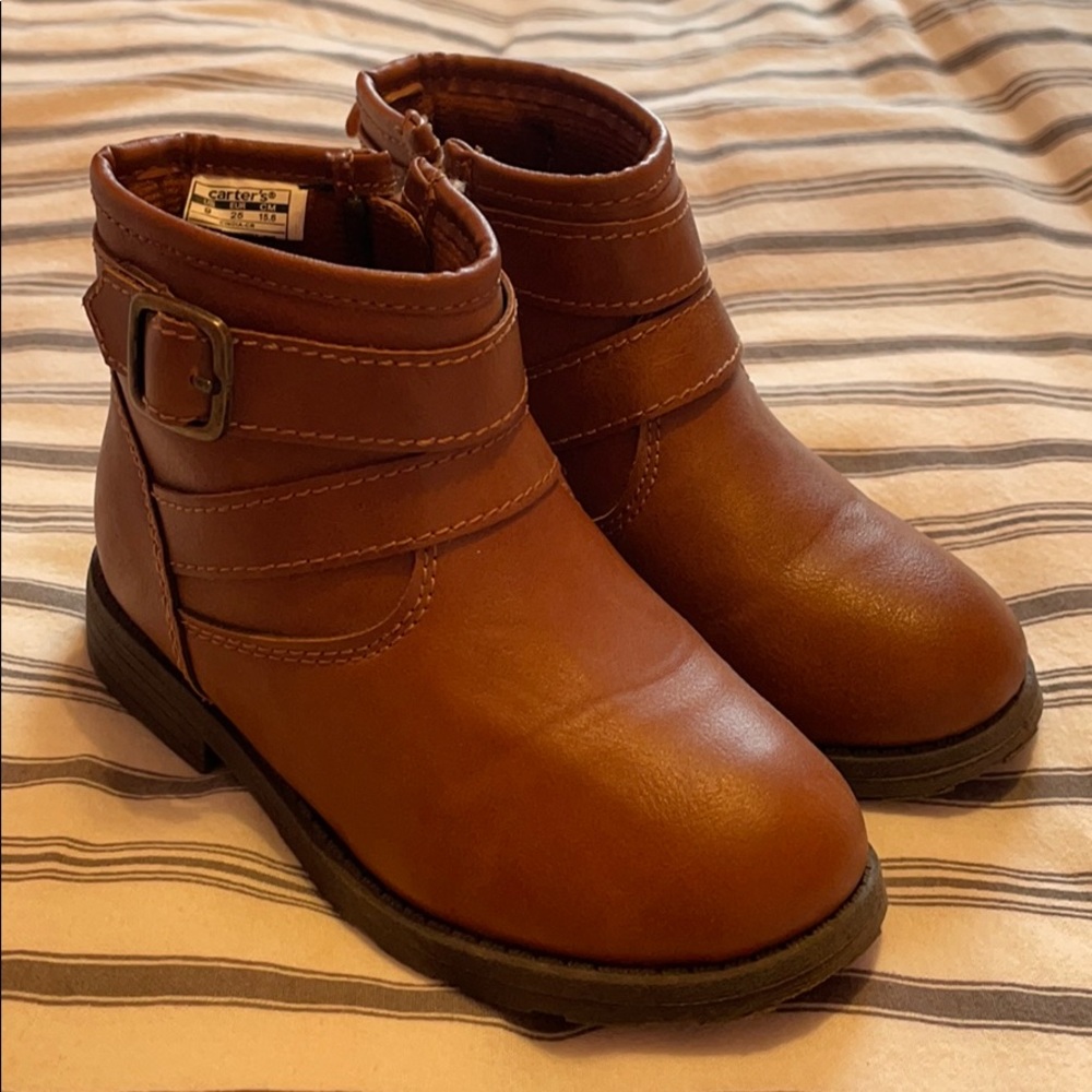 Toddler Girl Camel Boots